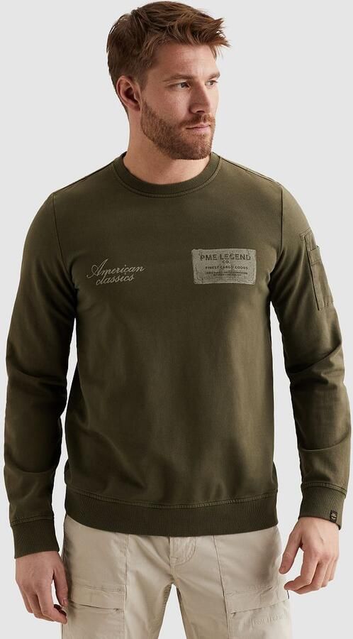 PME LEGEND Sweatshirt met artworks en flight pocket - Foto 6