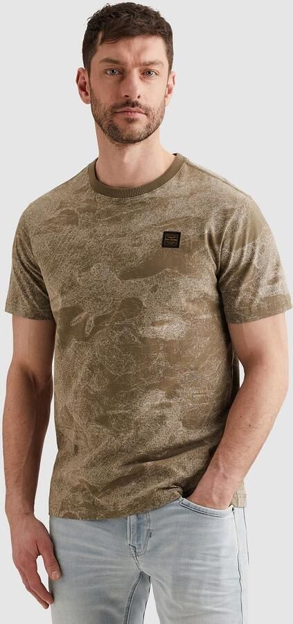 PME LEGEND T-shirt van soepele jersey met allover print - Foto 3