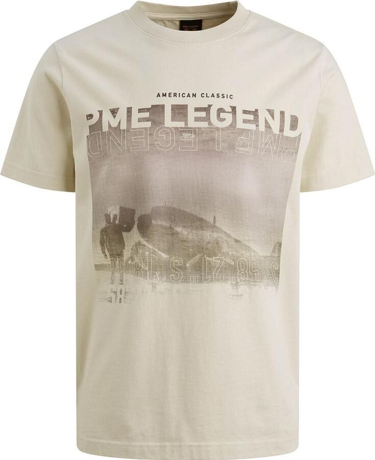 PME Legend T-Shirt Heavy Jersey Artwork Ecru - Foto 3