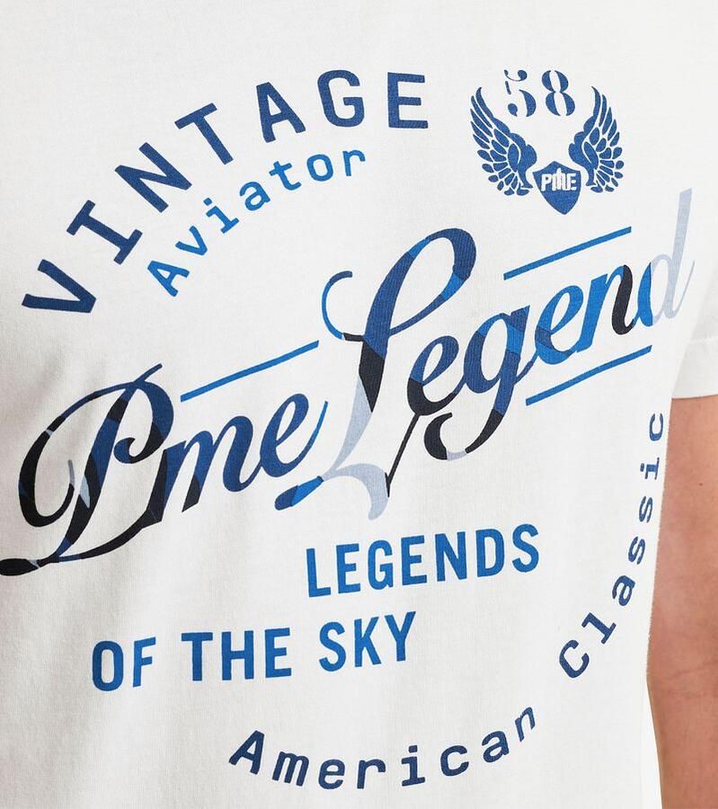 PME LEGEND Heren Polo's & T-shirts Single Jersey Package Wit - Foto 6