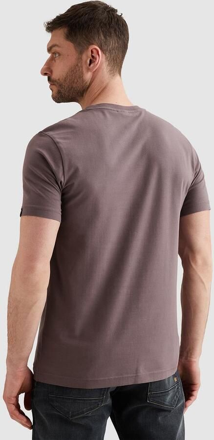 PME Legend T-Shirt Logo Moonscape Paars - Foto 4