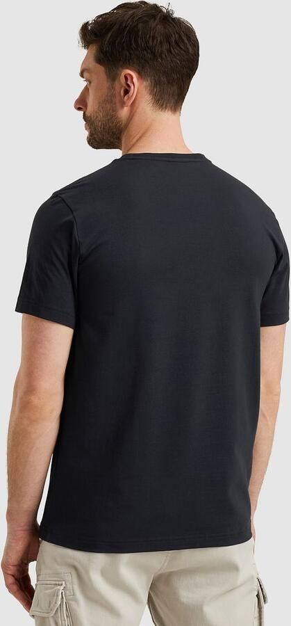 PME Legend T-shirt met labelprint en ronde hals - Foto 4