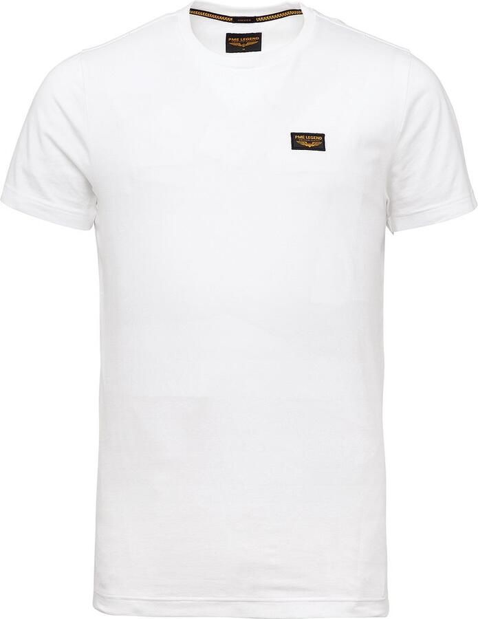 PME LEGEND Heren Polo's & T-shirts Short Sleeve R-neck Guyver Tee Wit - Foto 6