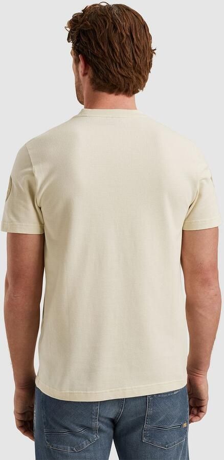 PME Legend T-shirt met logo- en motiefstitchings model 'ON' - Foto 3