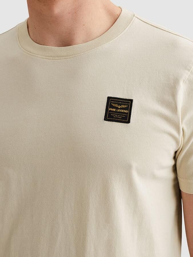 PME LEGEND Heren Polo's & T-shirts Acid Wash + Garment Dye Beige - Foto 10