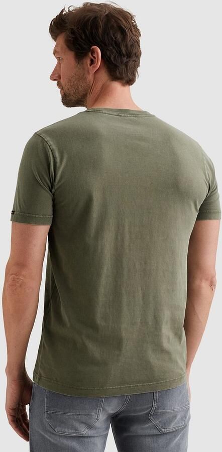 PME LEGEND Heren Polo's & T-shirts Acid Wash + Garment Dye Olijf - Foto 7