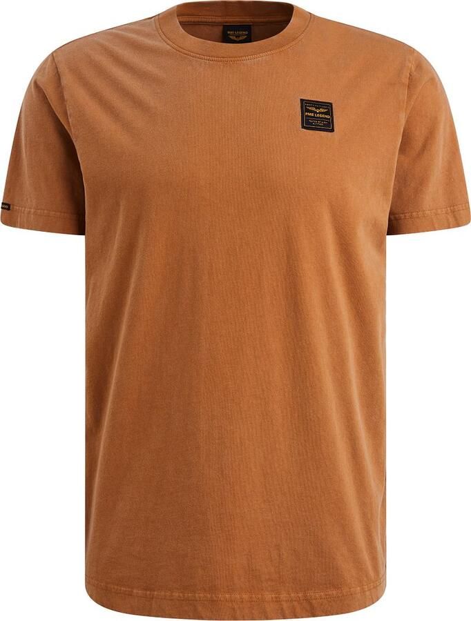 PME LEGEND Heren Polo's & T-shirts Acid Wash + Garment Dye Oranje - Foto 7
