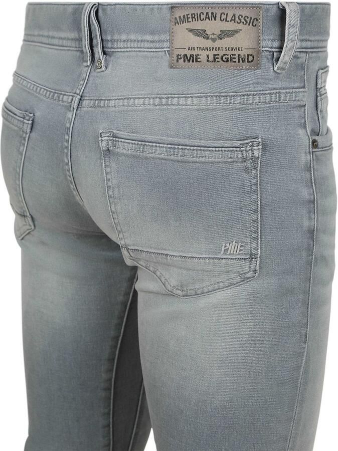 PME LEGEND Heren Jeans Tailwheel Fresh Light Grey Lichtgrijs - Foto 4