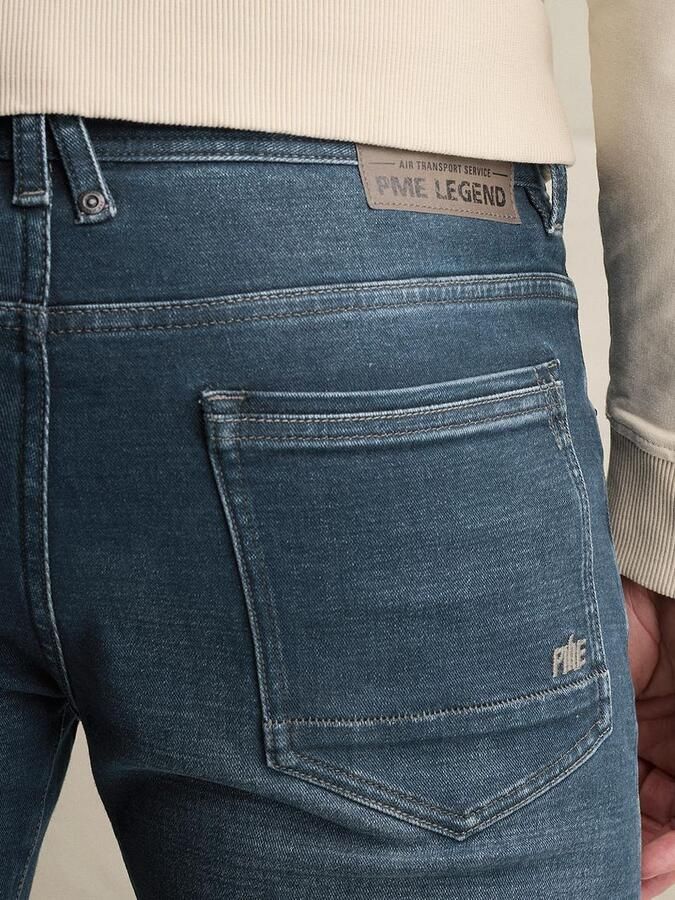 PME Legend TAILWHEEL slim fit jeans donkerblauw - Foto 7