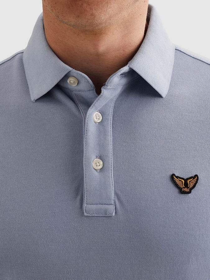 PME LEGEND Polo met tailwing logo en garment-dye wassing - Foto 4