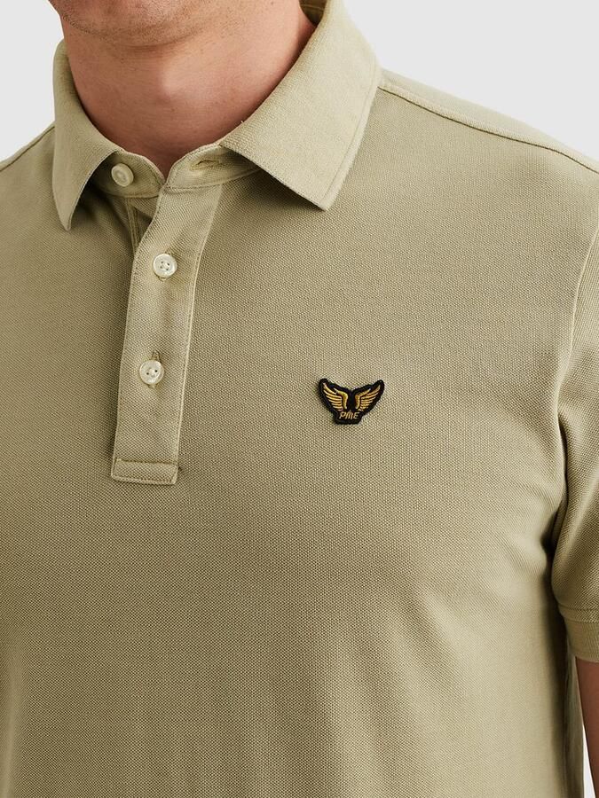 PME LEGEND Heren Polo's & T-shirts Short Sleeve Polo Pique Garment Dyed Tailwing Beige - Foto 6
