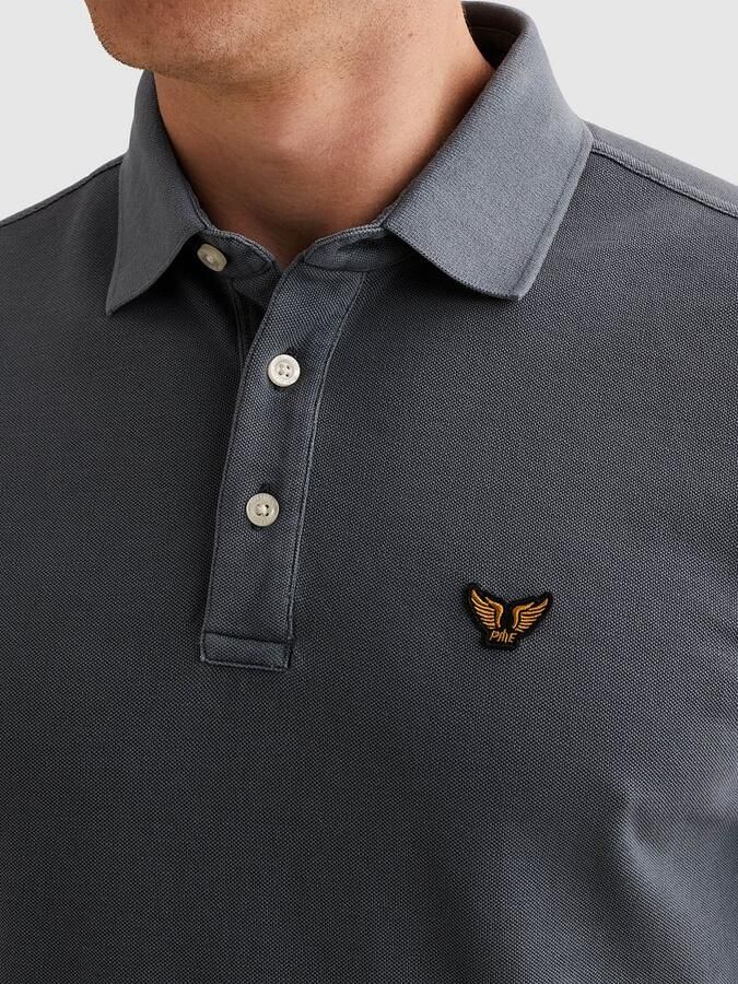 PME Legend Tailwing Logo Poloshirt Vintage Indigo - Foto 2