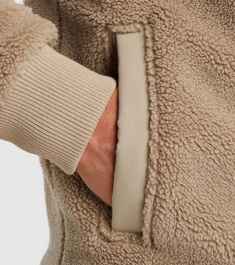 PME Legend Sherpa Zip Jas Volledige Rits Knoop Beige Heren - Foto 2