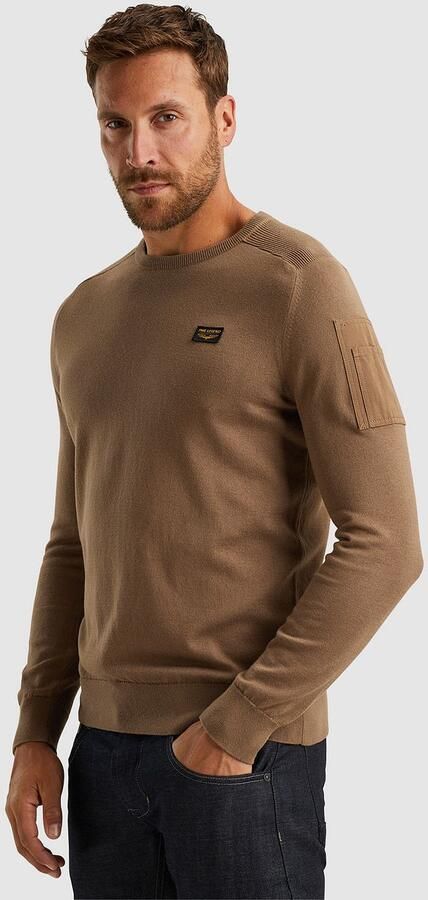 PME LEGEND Heren Truien & Vesten R-neck American Classic Knit Bruin - Foto 7