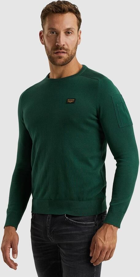 PME LEGEND Heren Truien & Vesten R-neck American Classic Knit Groen - Foto 4