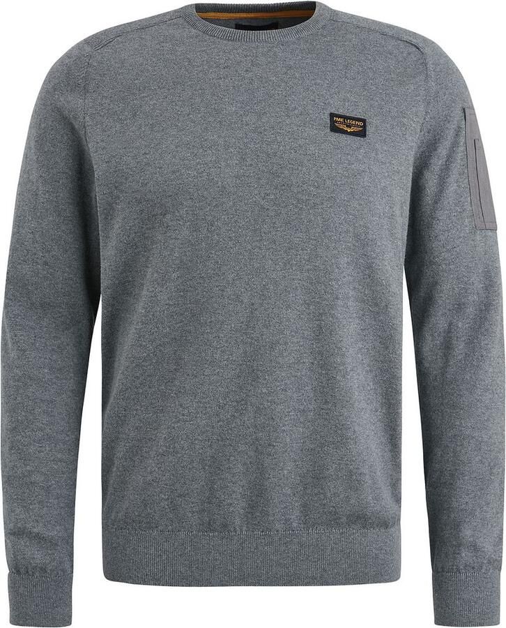 PME LEGEND Heren Truien & Vesten R-neck American Classic Knit Grijs - Foto 5