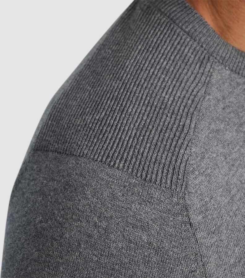 PME LEGEND Heren Truien & Vesten R-neck American Classic Knit Grijs