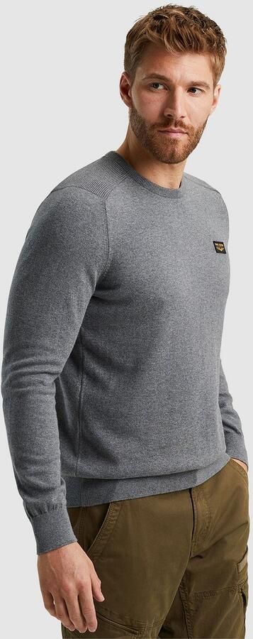 PME LEGEND Heren Truien & Vesten R-neck American Classic Knit Grijs - Foto 5