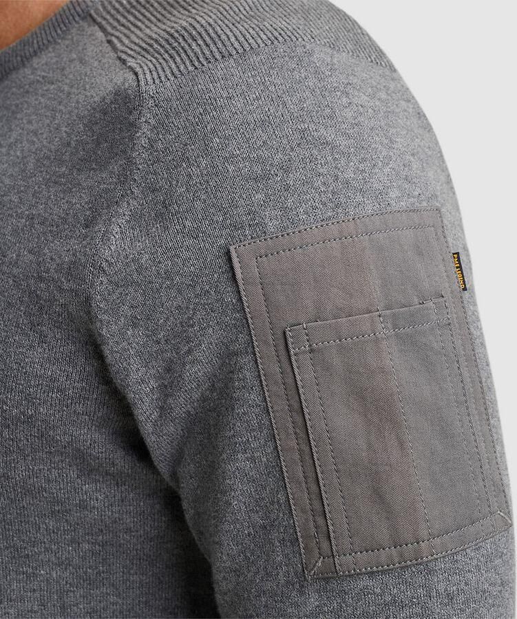 PME LEGEND Heren Truien & Vesten R-neck American Classic Knit Grijs - Foto 3