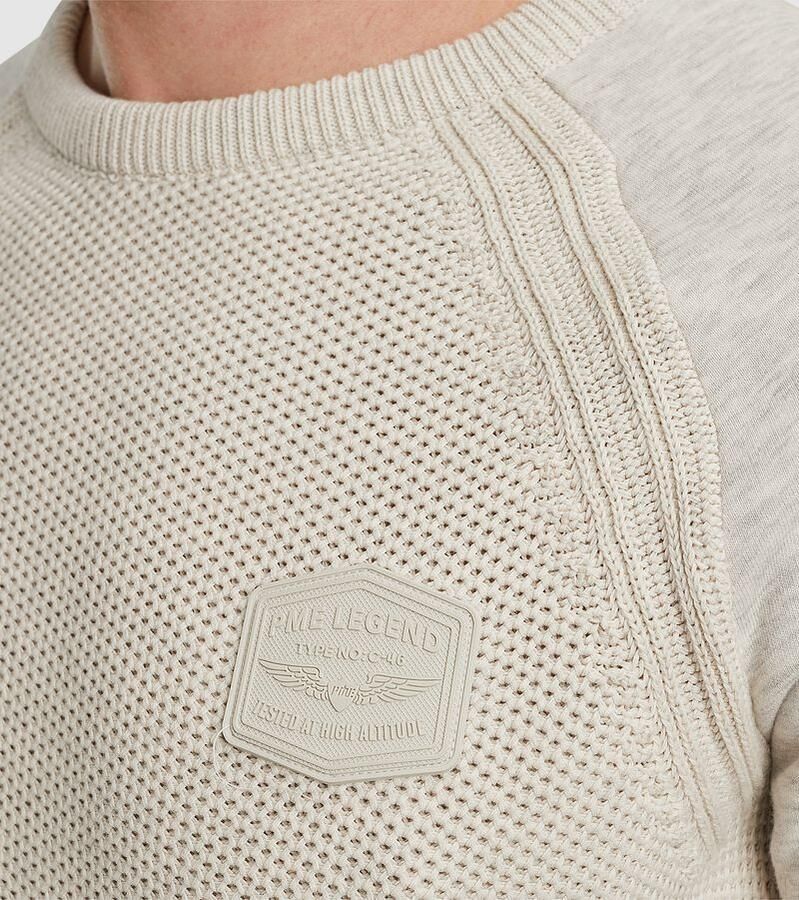 PME Legend™ Trui van een materiaalmix