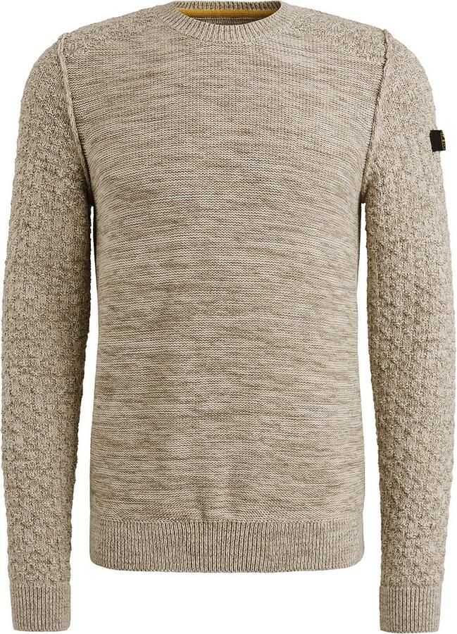 PME Legend Trui Mouliné Beige