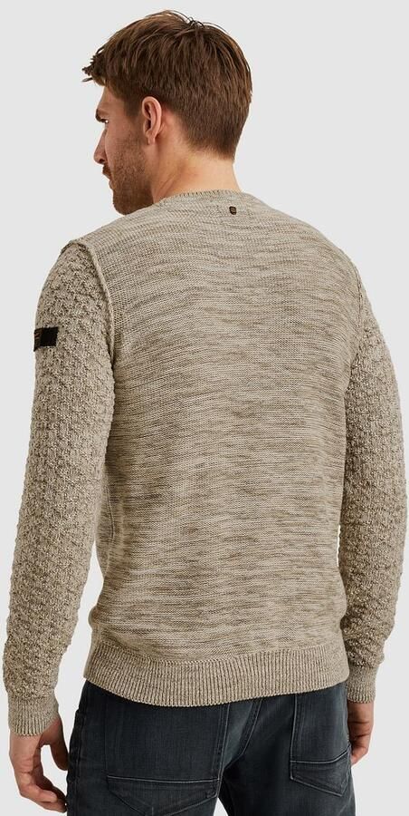 PME Legend Trui Mouliné Beige - Foto 4