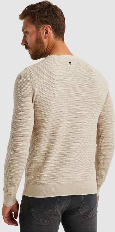 PME Legend Ronde Hals Katoen Mouline T-shirt Brown Heren - Foto 4