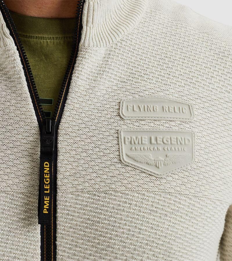 PME Legend Vest Cargo Knitted Ecru - Foto 3