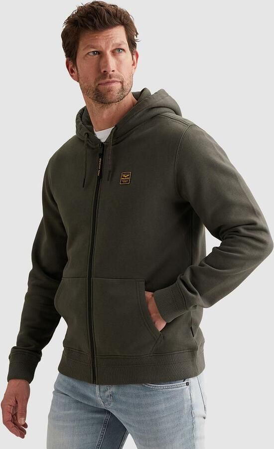 PME LEGEND Sweat jacket met capuchon en ritssluiting - Foto 4