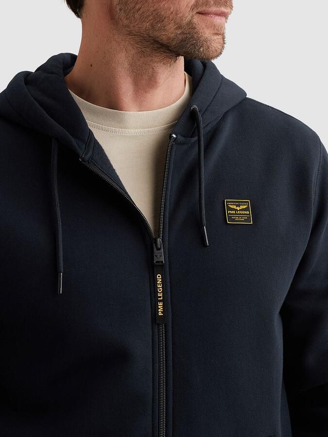 PME LEGEND Sweat jacket met capuchon en ritssluiting - Foto 3