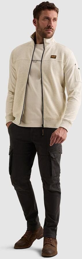 PME LEGEND Sweatshirt met jacquardpatroon en flight pocket - Foto 11