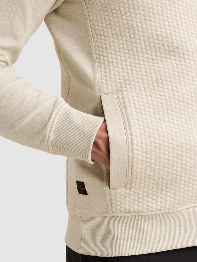 PME LEGEND Sweatshirt met jacquardpatroon en flight pocket - Foto 6
