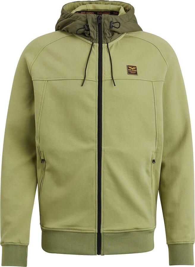 PME Legend Interlock Sweat Zip Jas Green Heren