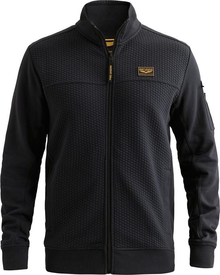 PME LEGEND Sweatshirt met jacquardpatroon en flight pocket - Foto 3