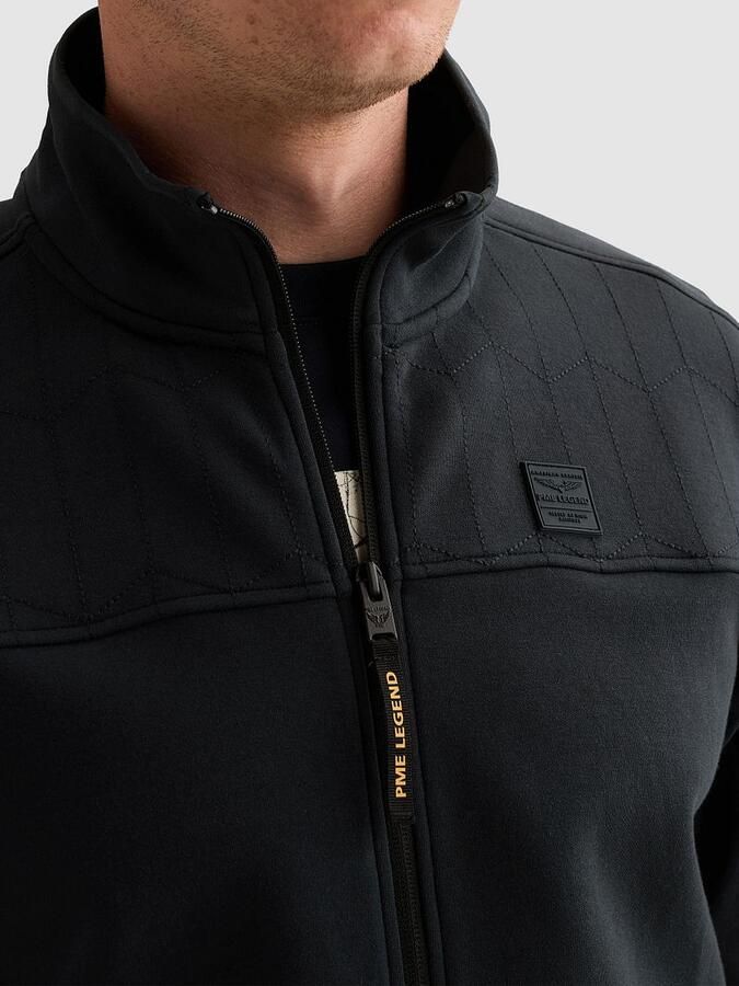 PME LEGEND Heren Truien & Vesten Zip Jacket Interlock Sweat Donkerblauw - Foto 10