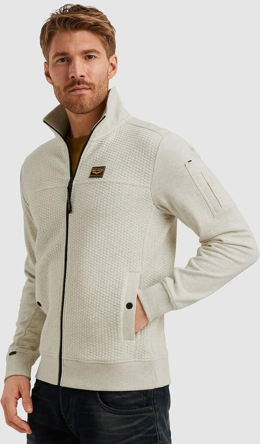 PME Legend Vest Jacquard Interlock Greige - Foto 8