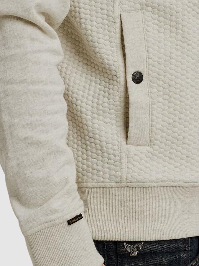 PME Legend Vest Jacquard Interlock Greige - Foto 6