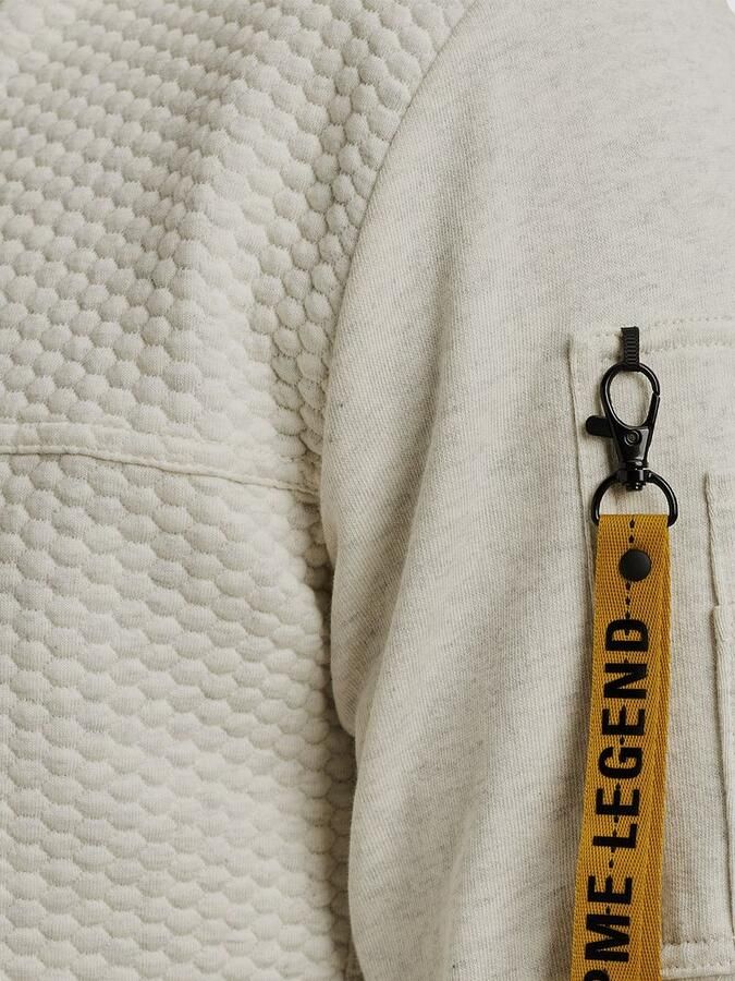 PME Legend Vest Jacquard Interlock Greige - Foto 7