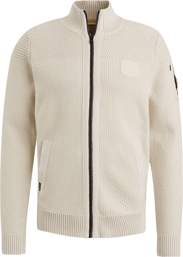 PME LEGEND Truien & Vesten Zip Jacket Cotton Structure Beige