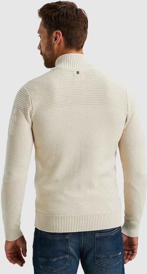 PME LEGEND Truien & Vesten Zip Jacket Cotton Structure Beige - Foto 4