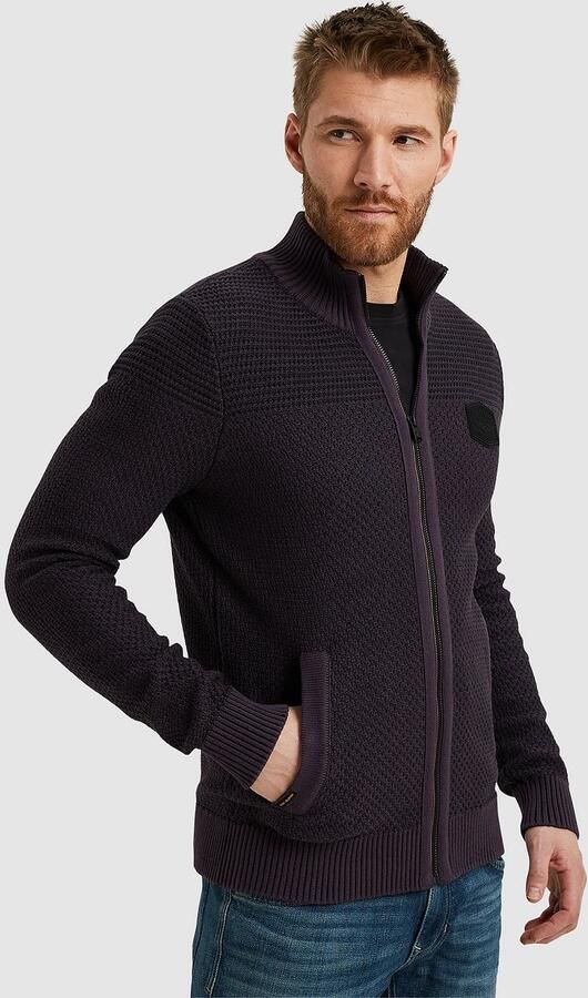 PME Legend Katoenen Ritsjas Structuur Brown Heren - Foto 3