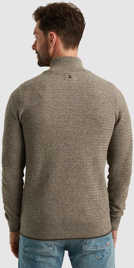 PME Legend gebreid vest ingebreid patroon groen - Foto 4