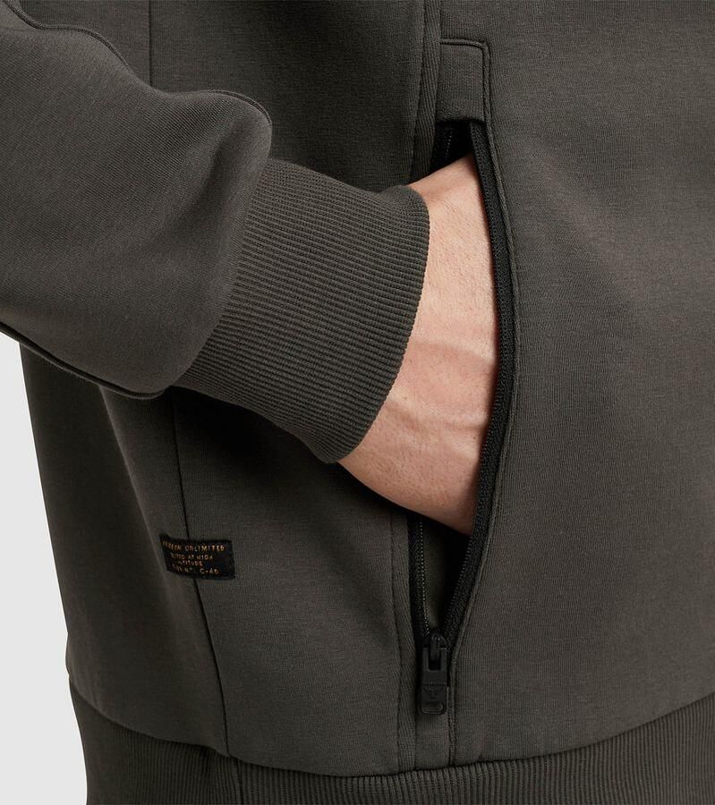 PME LEGEND Heren Jassen Zip Jacket Spacer Look Sweat Groen