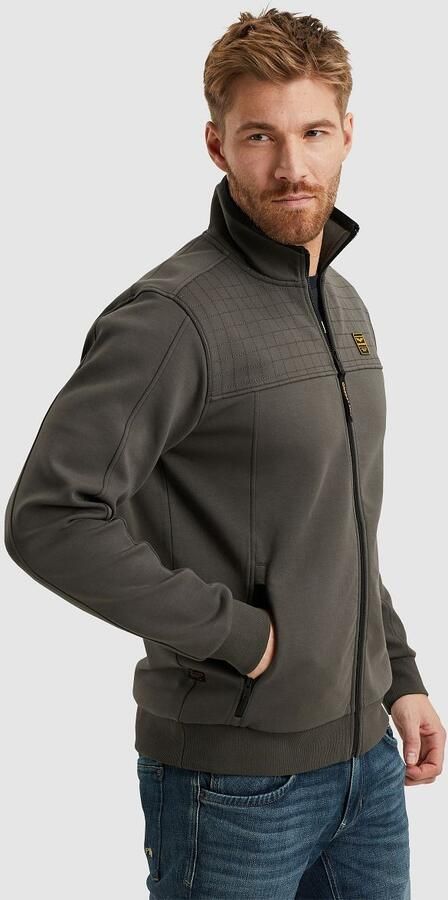 PME LEGEND Heren Jassen Zip Jacket Spacer Look Sweat Groen - Foto 5