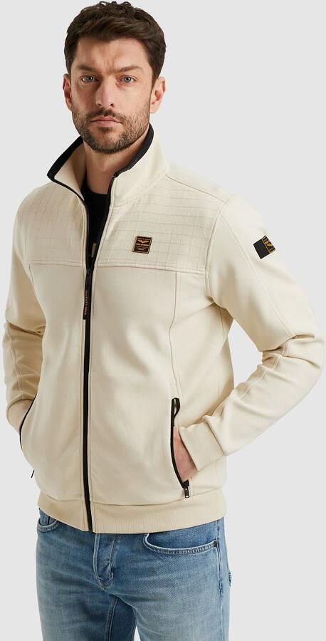 PME Legend Sweatjack met labelbadges model 'spacer look' - Foto 3