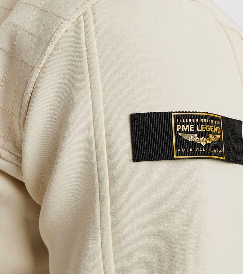 PME Legend Sweatjack met labelbadges model 'spacer look' - Foto 2