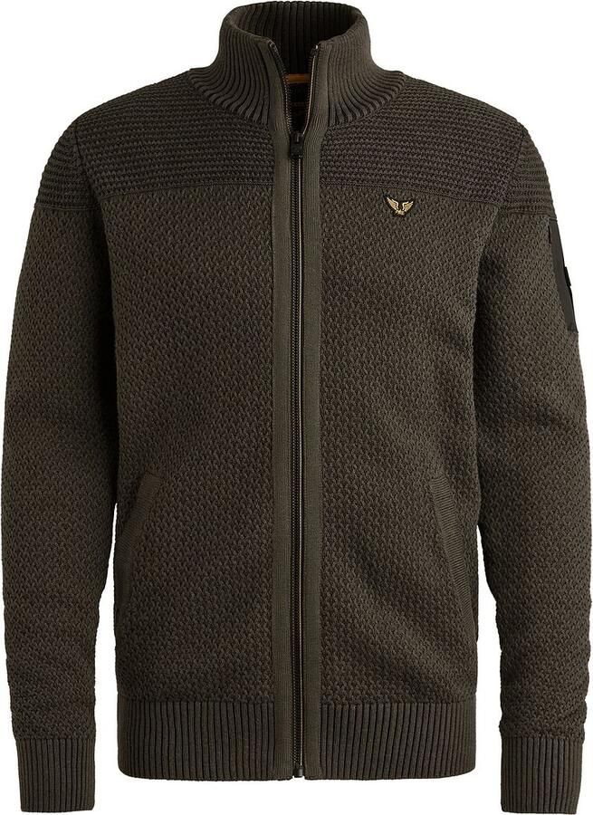 PME LEGEND Heren Truien & Vesten Cotton Structure Donkergrijs - Foto 5