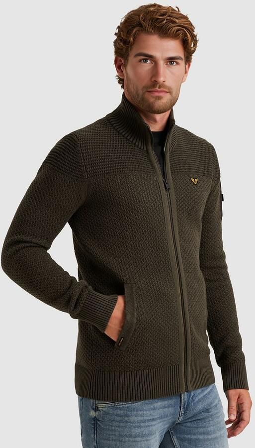 PME LEGEND Heren Truien & Vesten Cotton Structure Donkergrijs - Foto 9