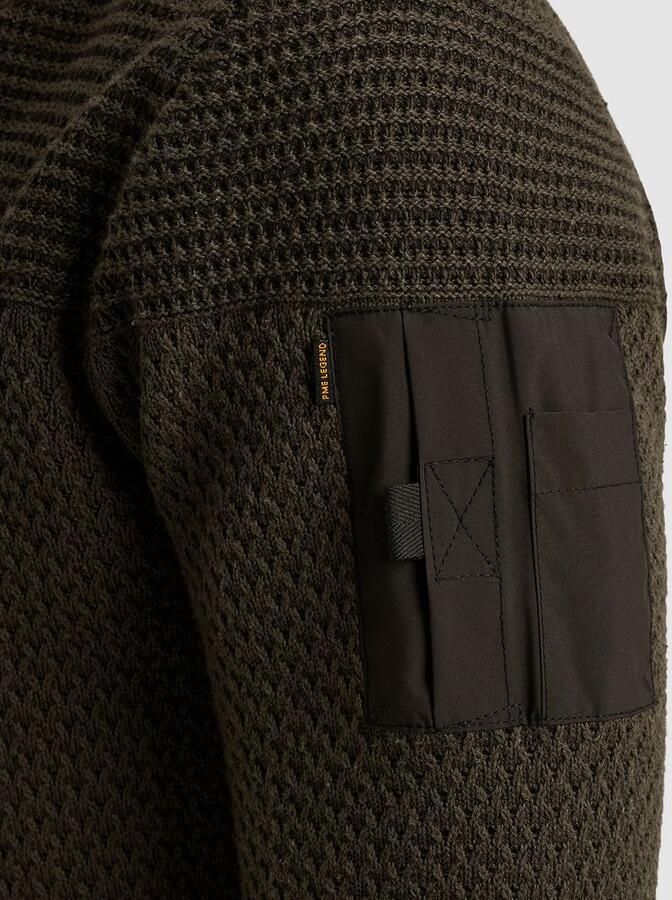 PME LEGEND Heren Truien & Vesten Cotton Structure Donkergrijs - Foto 8