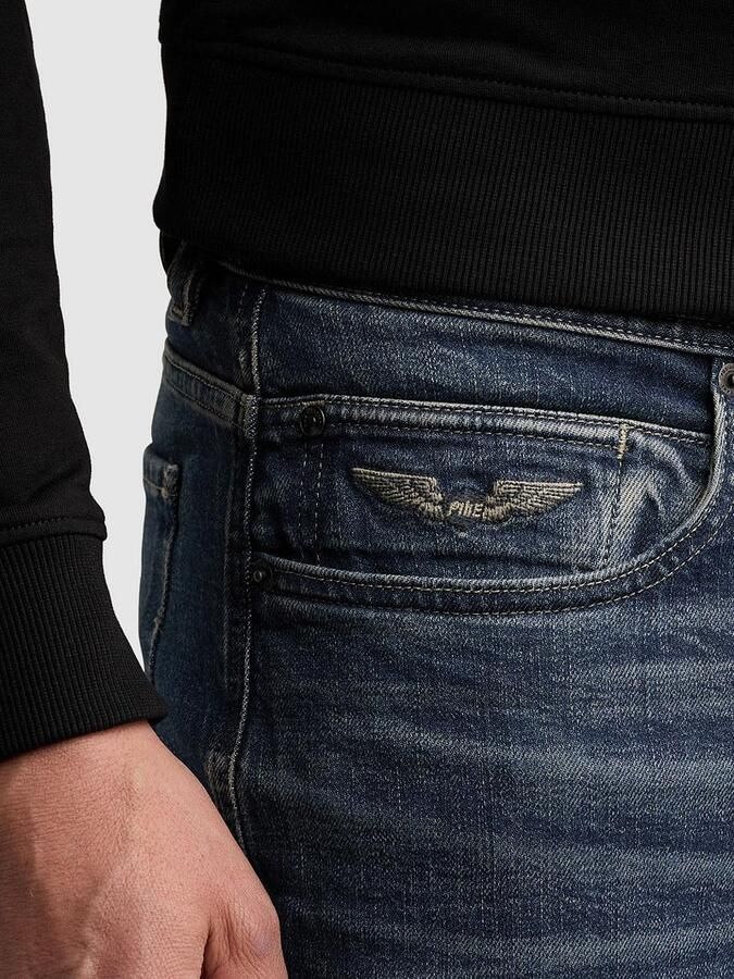 PME Legend WINGLOAD relaxed fit straight leg jeans donker indigo - Foto 7
